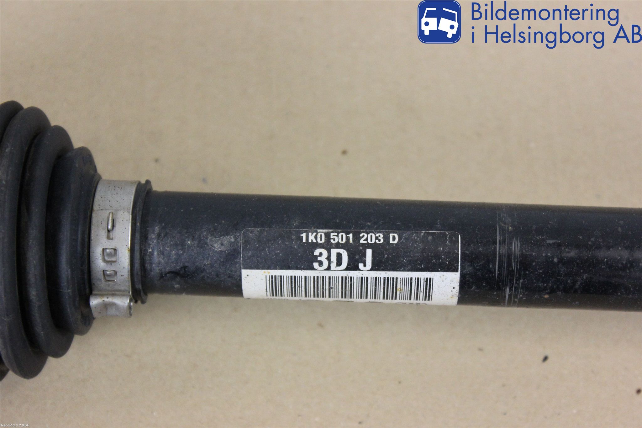 Skoda OCTAVIA (1Z) 05-13 Drivaxel Bak Vänster