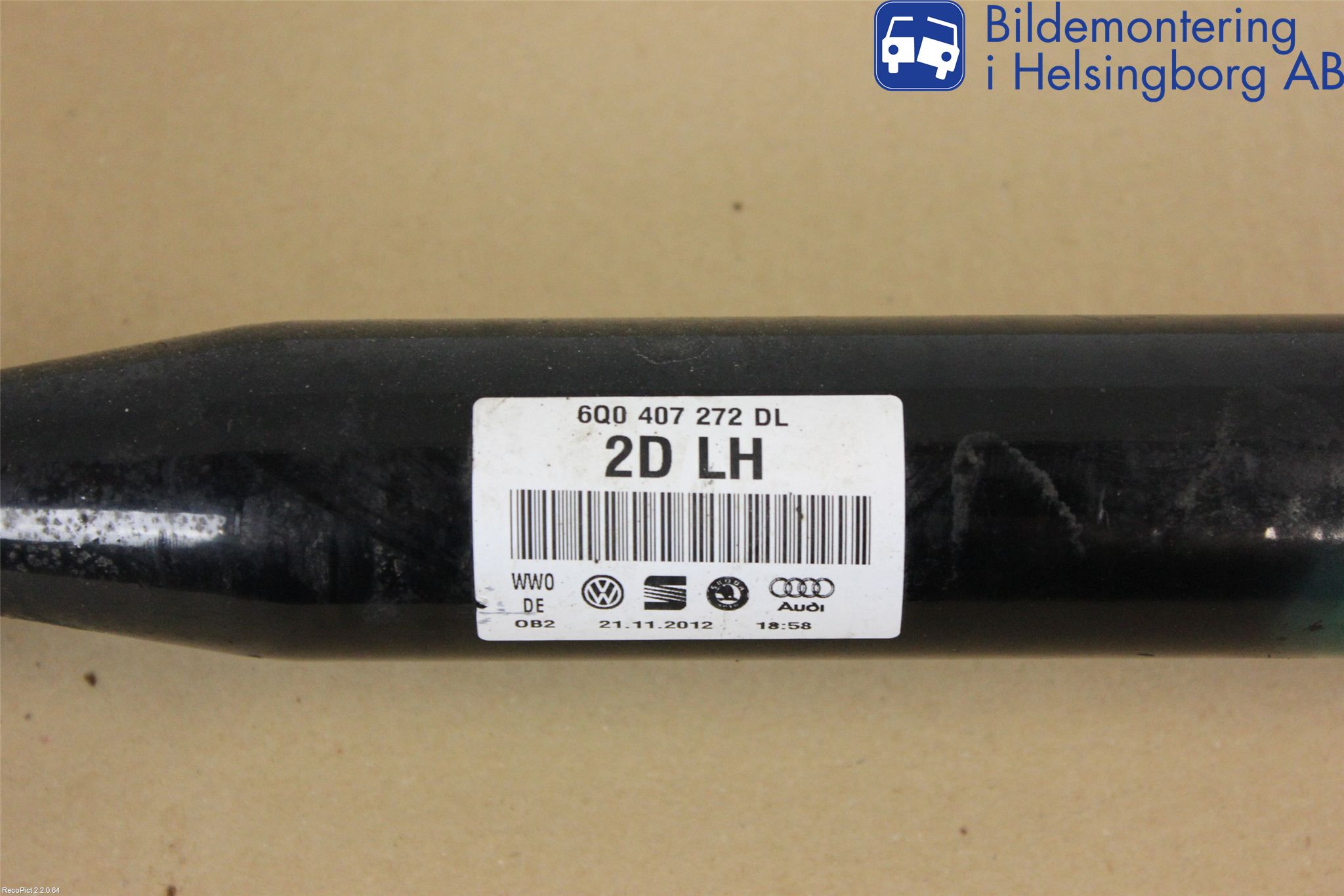 Skoda FABIA 07-14 Drivaxel Fram Höger