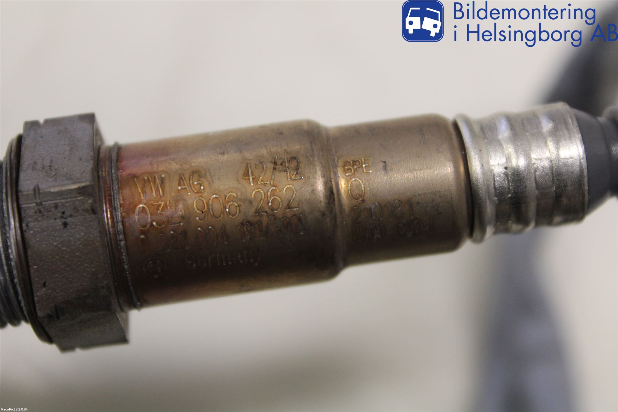 Volkswagen VW GOLF / E-GOLF VII 13-20 Injlambdasond