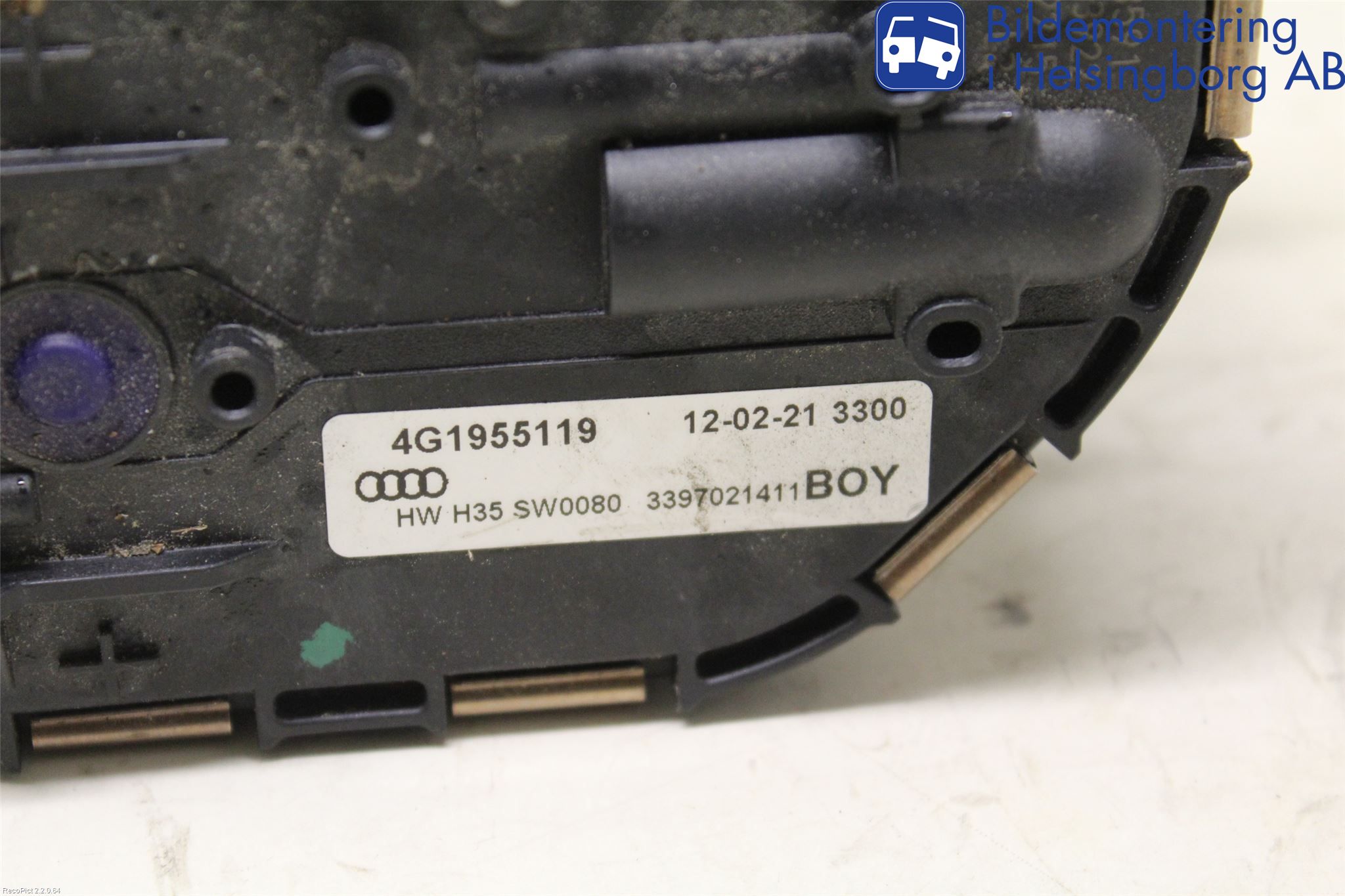 Audi A6/S6 4G 11-18 Torkarmotor Vindruta