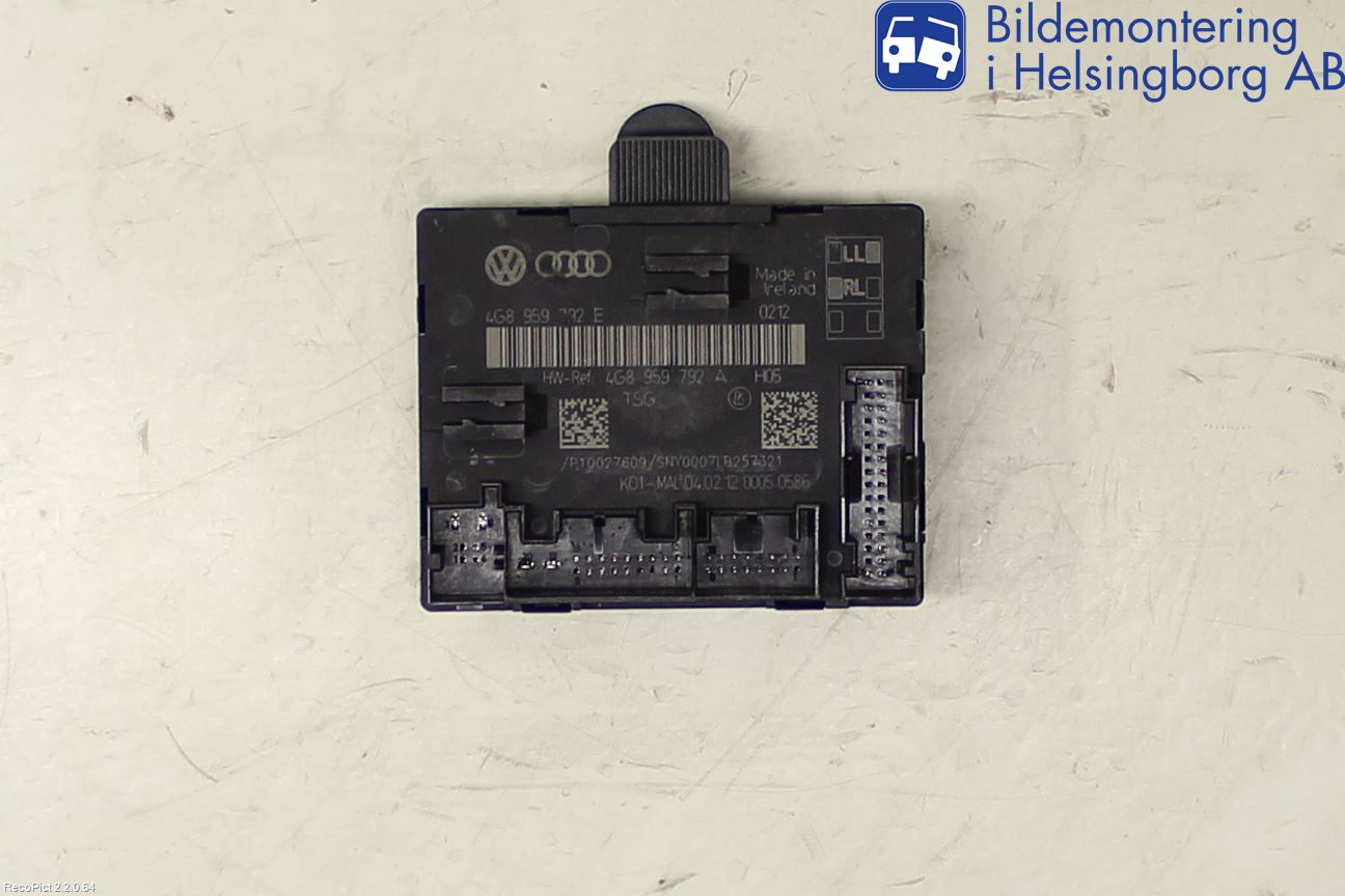 Audi A6/S6 4G 11-18 Styrenhet Övrigt