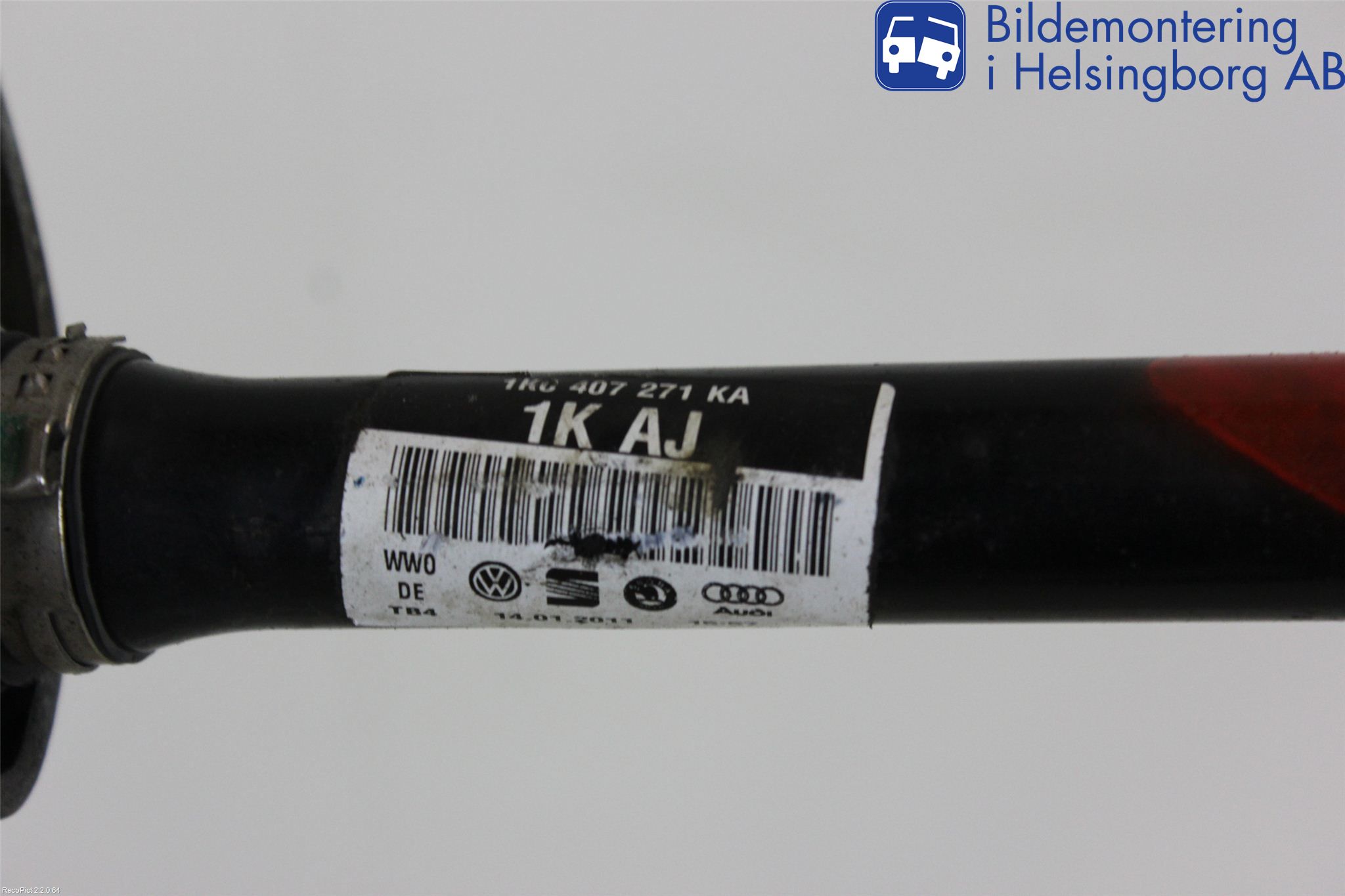 Volkswagen VW PASSAT CC 08-16 Drivaxel Fram Vänster