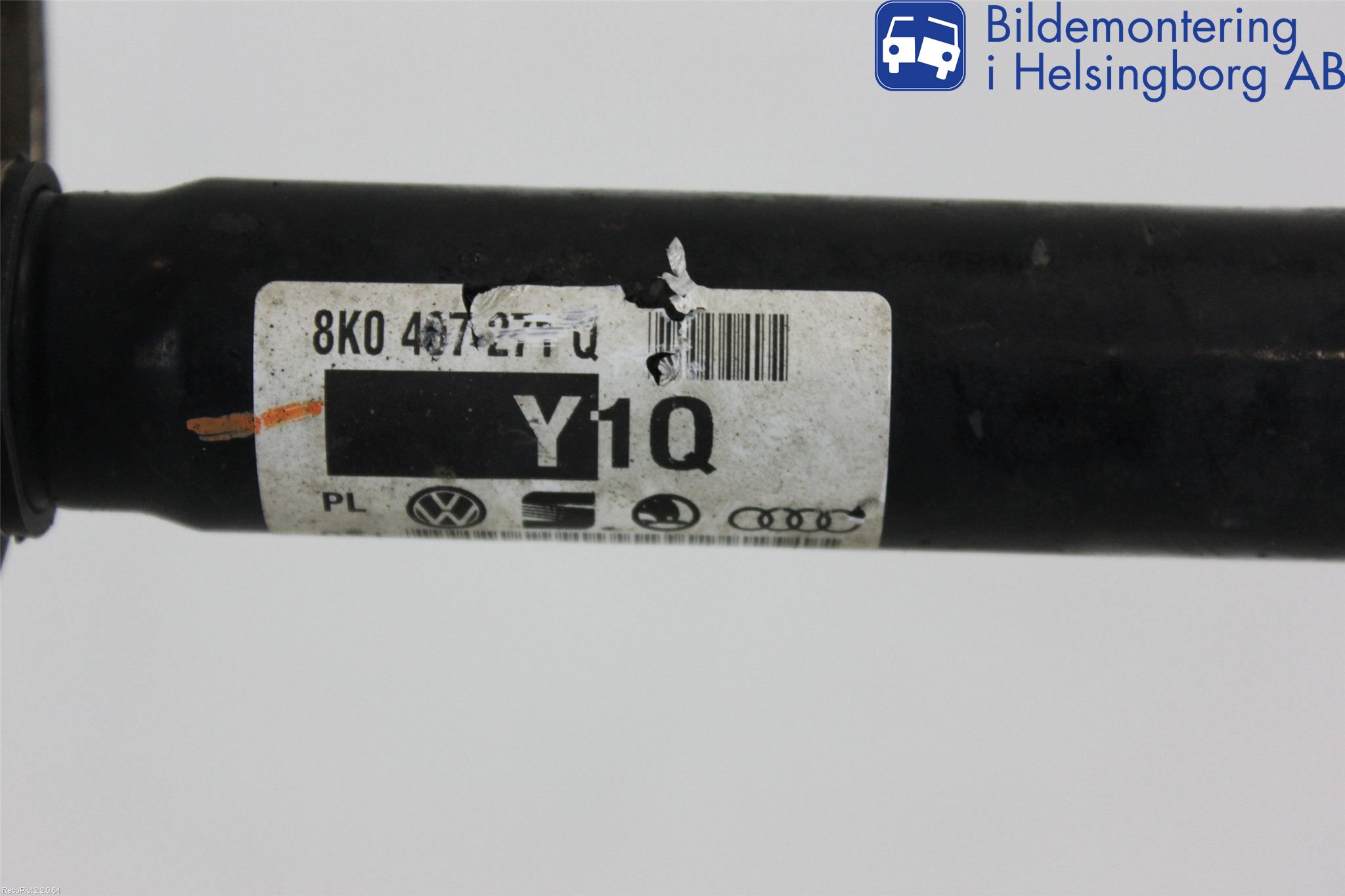 Audi A4/S4 08-11 Drivaxel Fram Vänster
