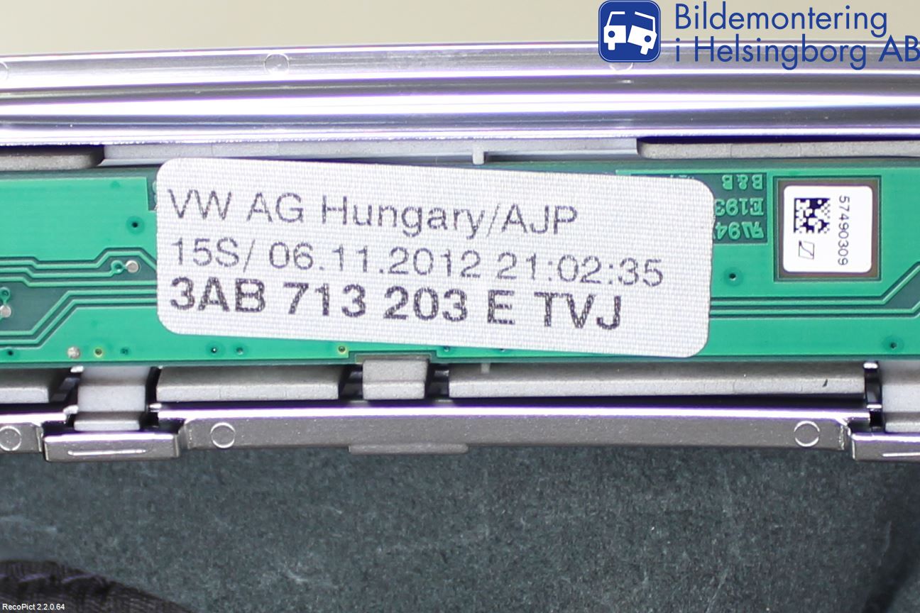 Volkswagen VW PASSAT 11-14 Växelspaksdamask