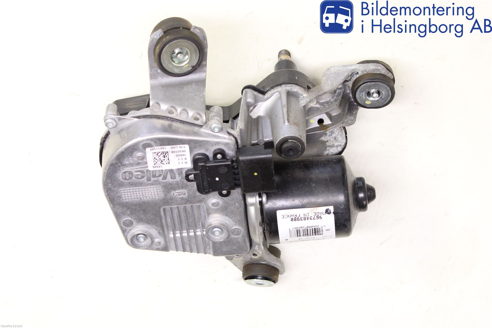 Peugeot RCZ Torkarmotor Vindruta