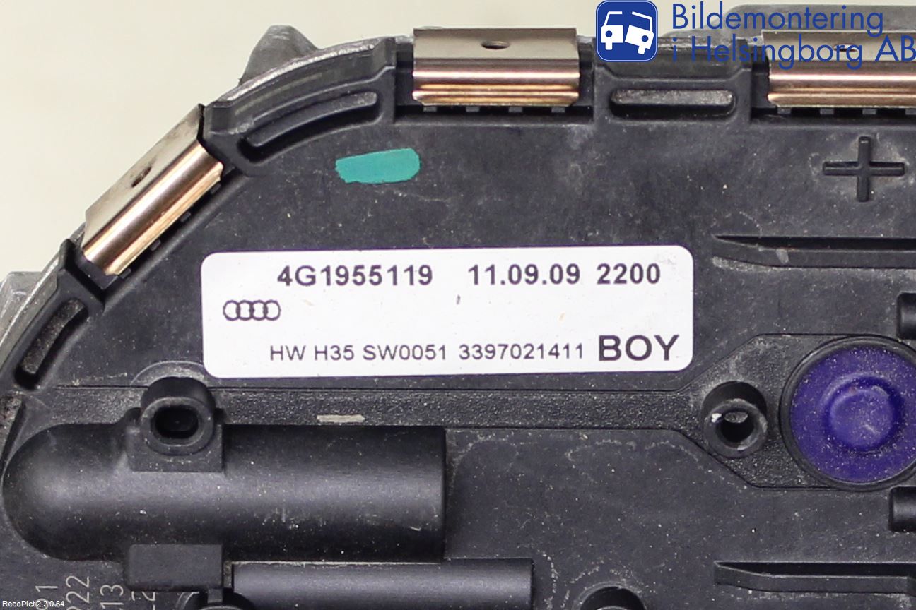 Audi A6/S6 4G 11-18 Torkarmotor Vindruta