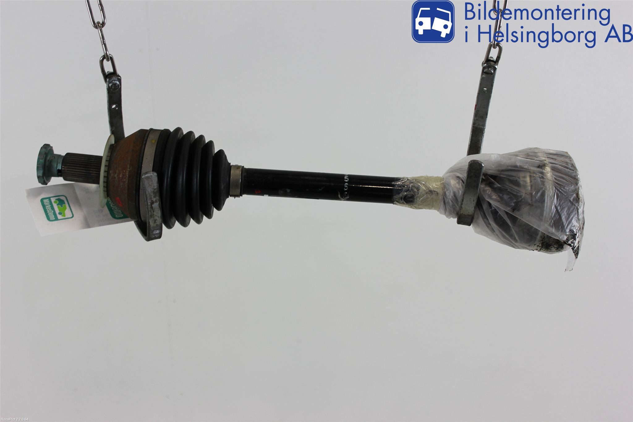 Volkswagen VW POLO 10-17 Drivaxel Fram Vänster
