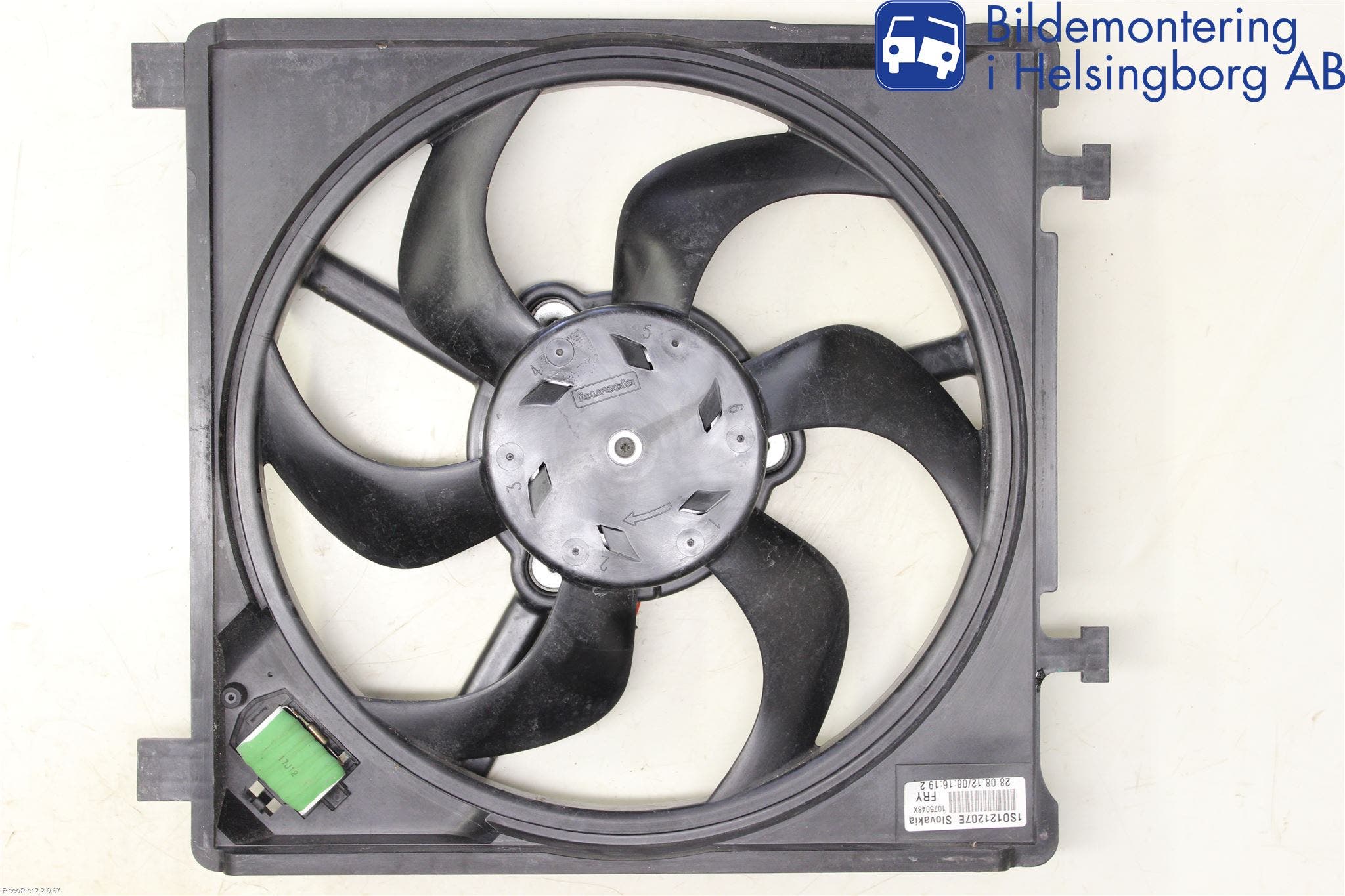 Volkswagen VW UP! / E-UP! Kylfläkt El