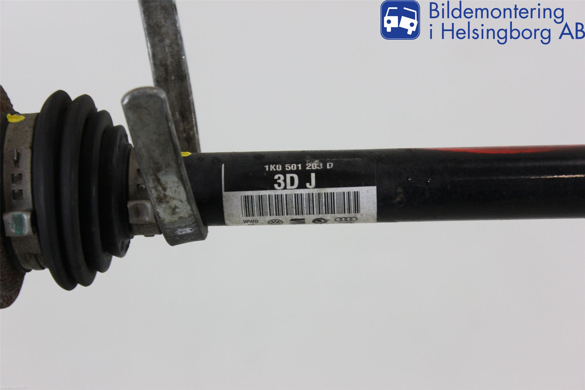 Volkswagen VW TIGUAN 07-16 Drivaxel Bak Vänster