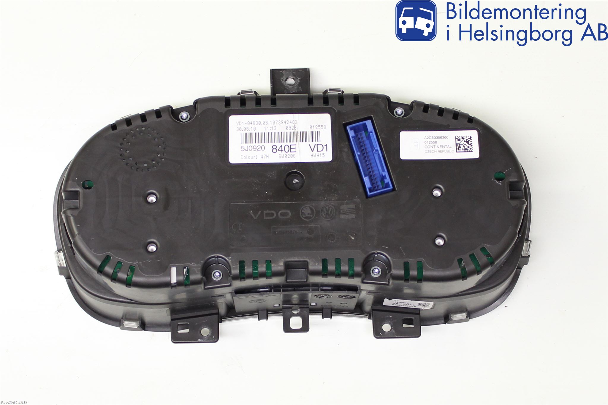 Skoda FABIA 07-14 Instrument Komb