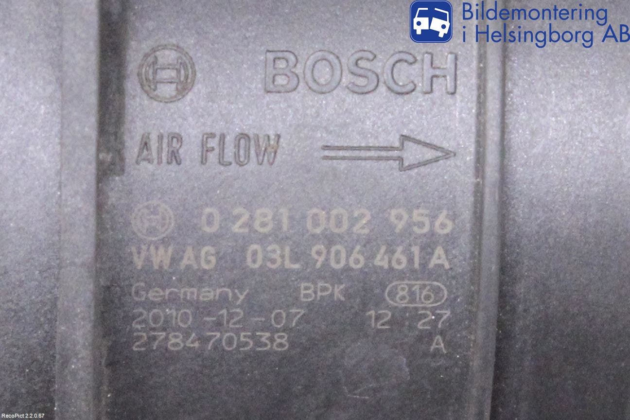 Volkswagen VW TIGUAN 07-16 Injluftmassamätare