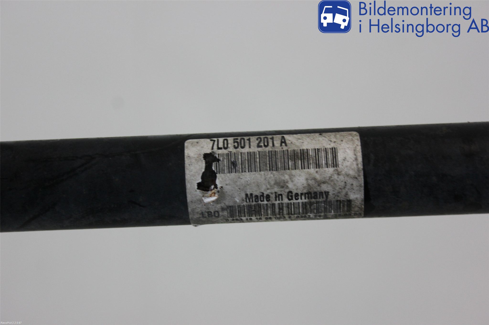 Porsche CAYENNE 03- Drivaxel Bak Vänster