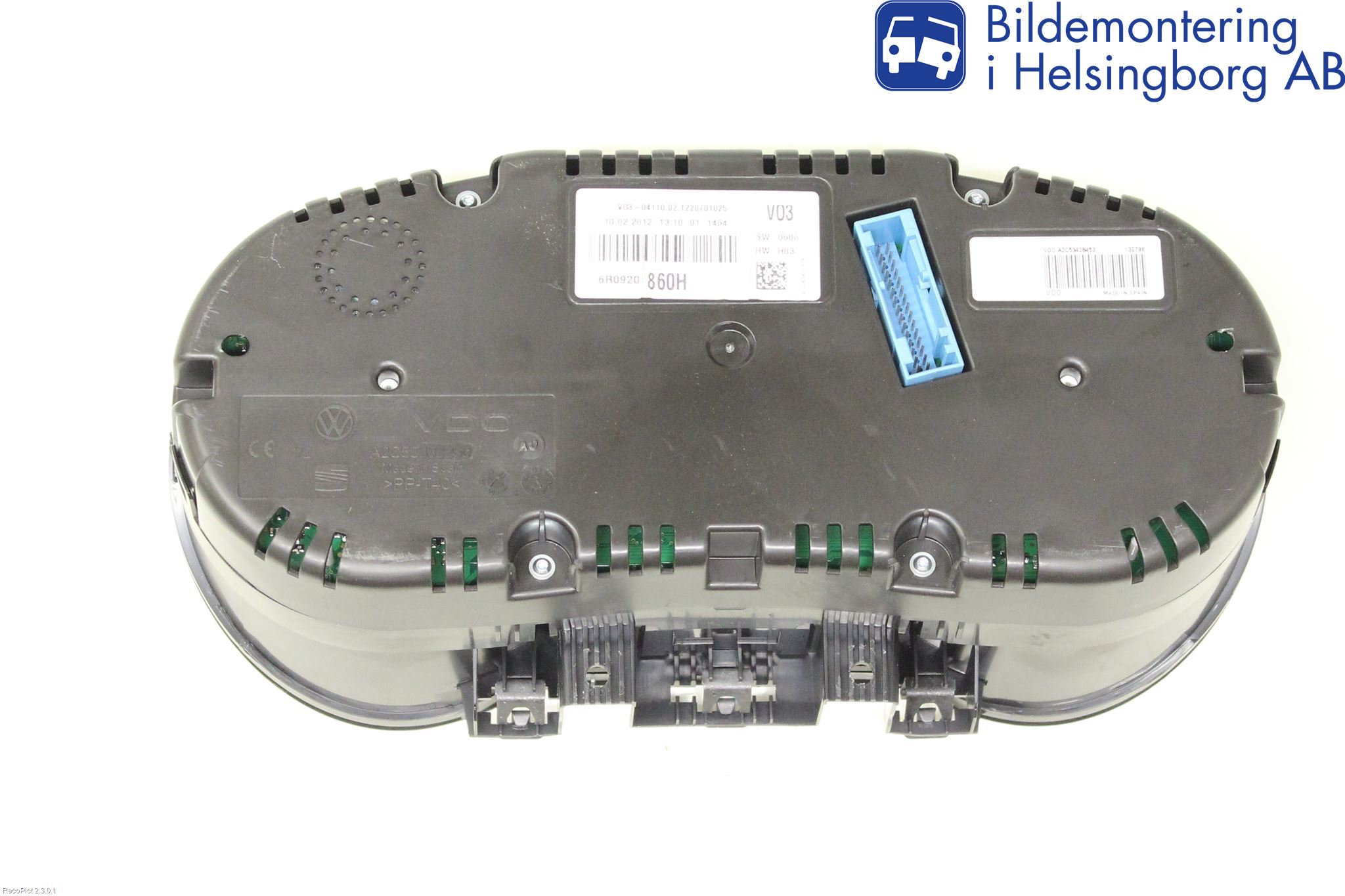 Volkswagen VW POLO 10-17 Instrument Komb
