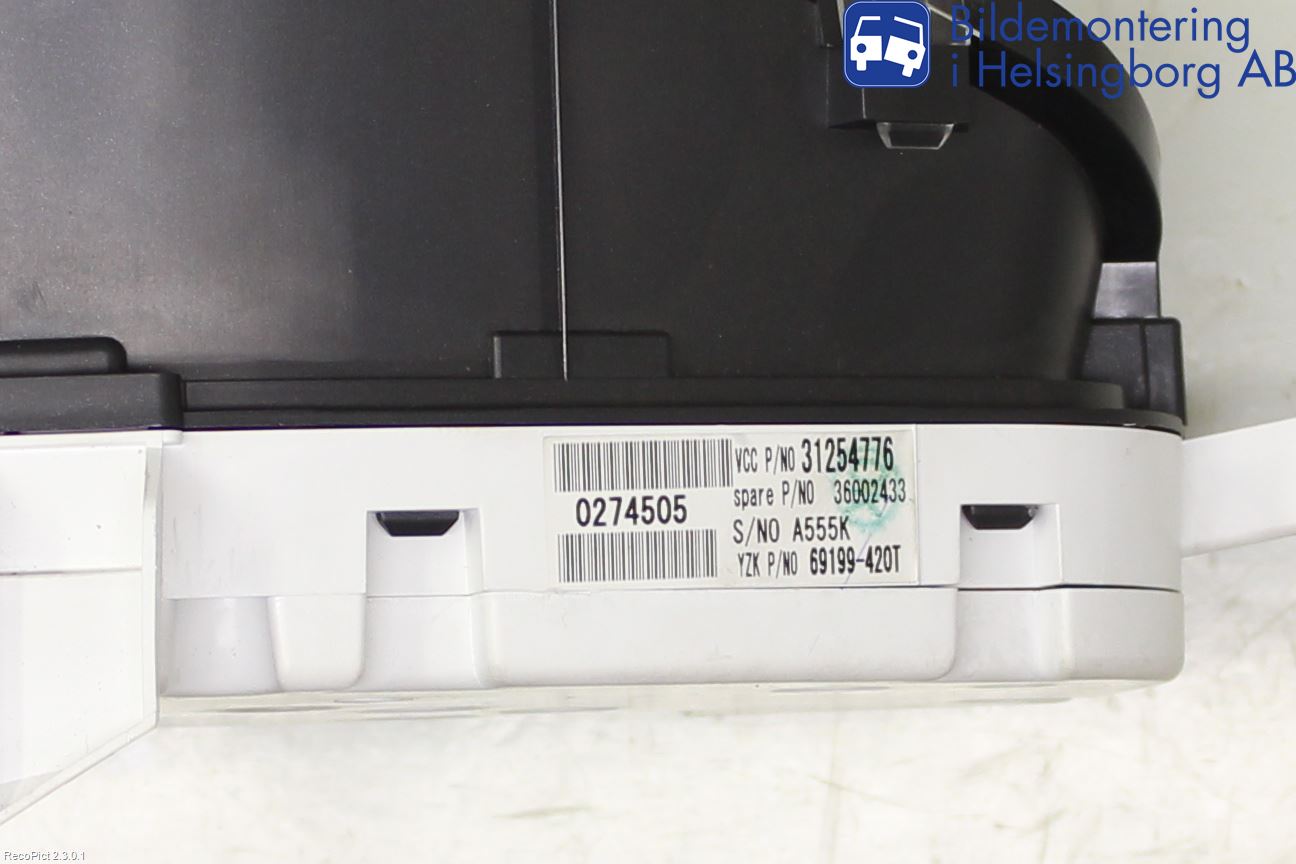Volvo V50 08-12 Instrument Komb