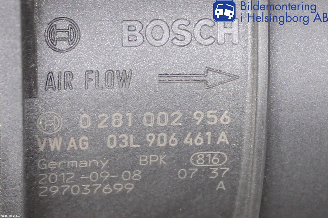 Audi A3/S3 05-13 Injluftmassamätare