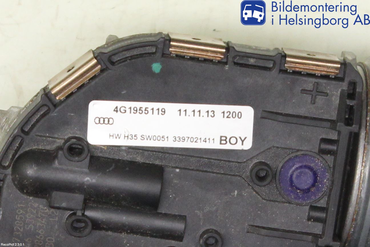 Audi A6/S6 4G 11-18 Torkarmotor Vindruta