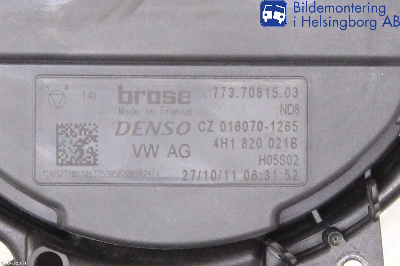 Audi A6/S6 4G 11-18 Värmefläkt