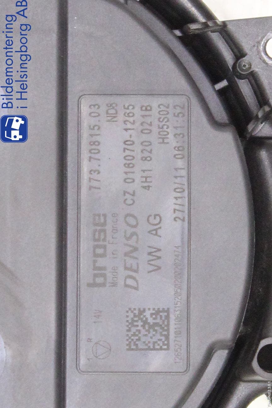 Audi A6/S6 4G 11-18 Värmefläkt