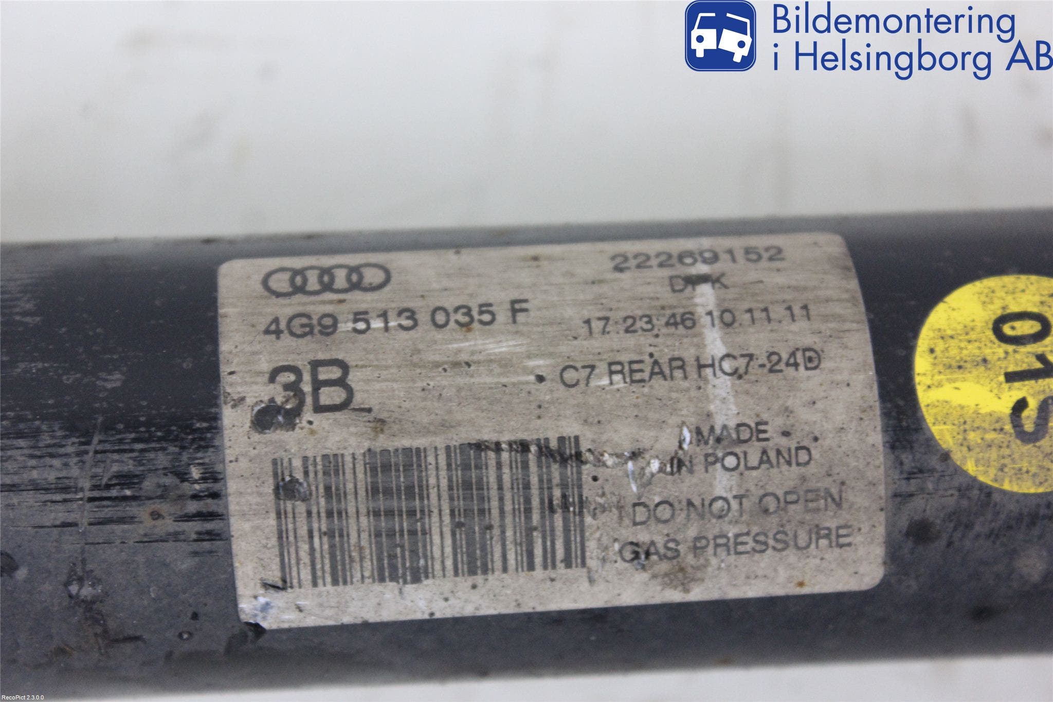 Audi A6/S6 4G 11-18 Stötdämpare Bak