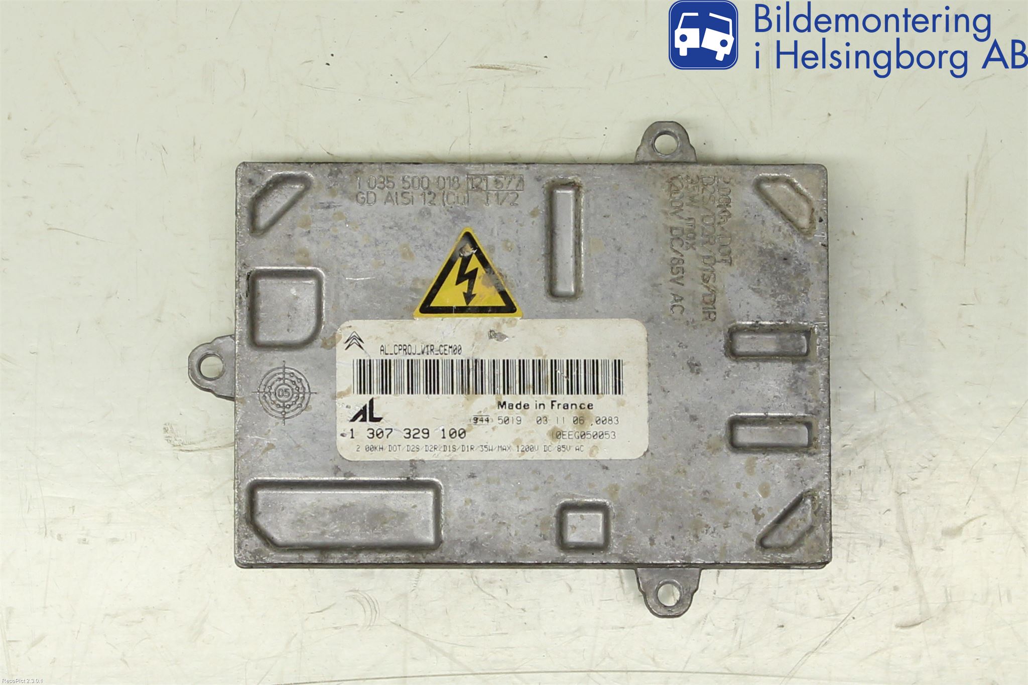 Citroen C6 Styrenhet Strålkastare