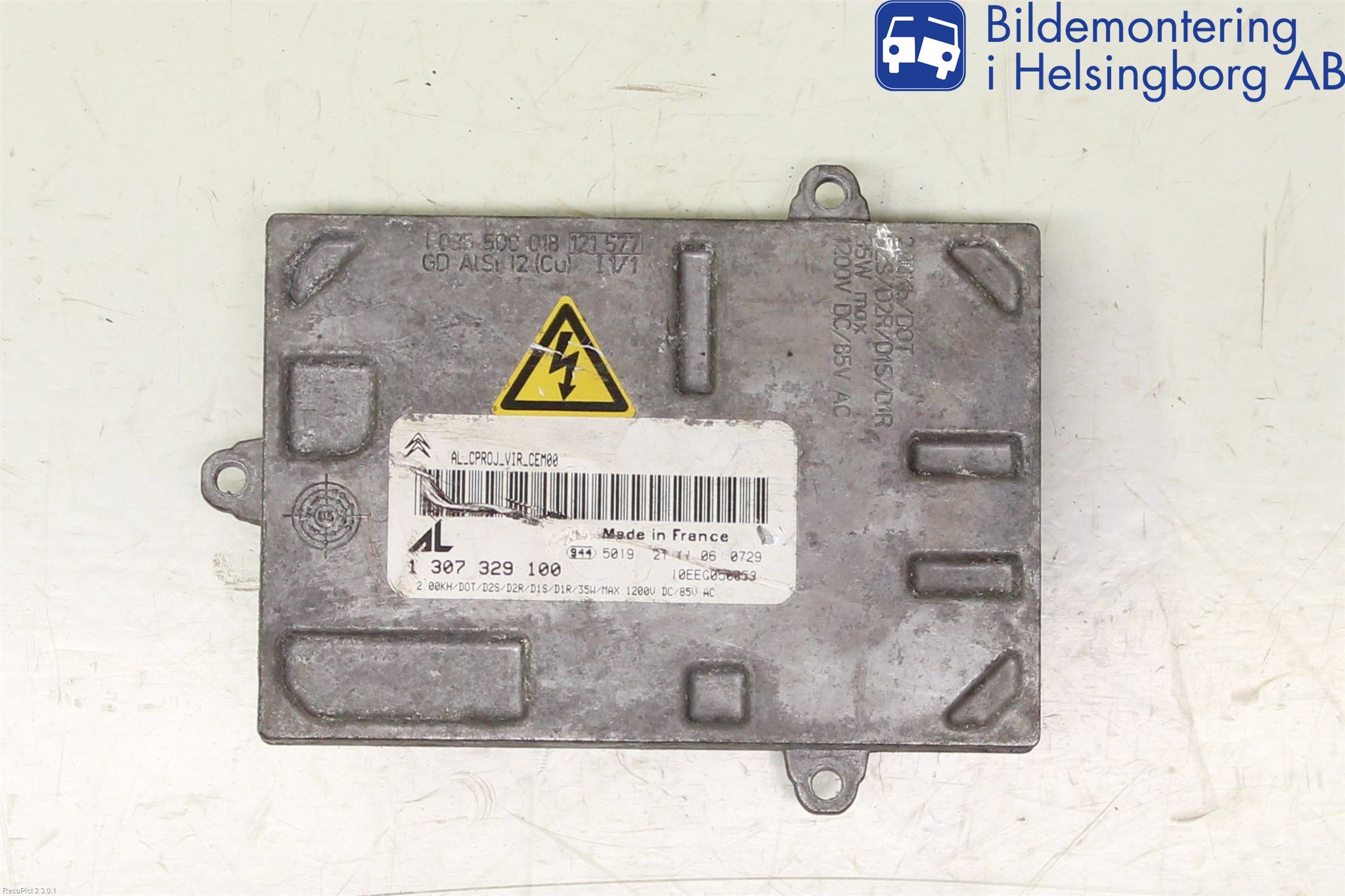 Citroen C6 Styrenhet Strålkastare