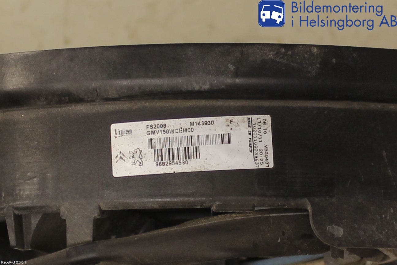 Citroen C6 Kylfläkt El