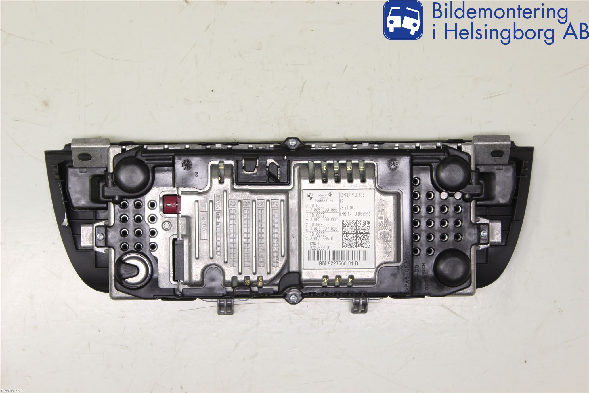 BMW 5 F10/F11/F18 09-17 Bildskärm
