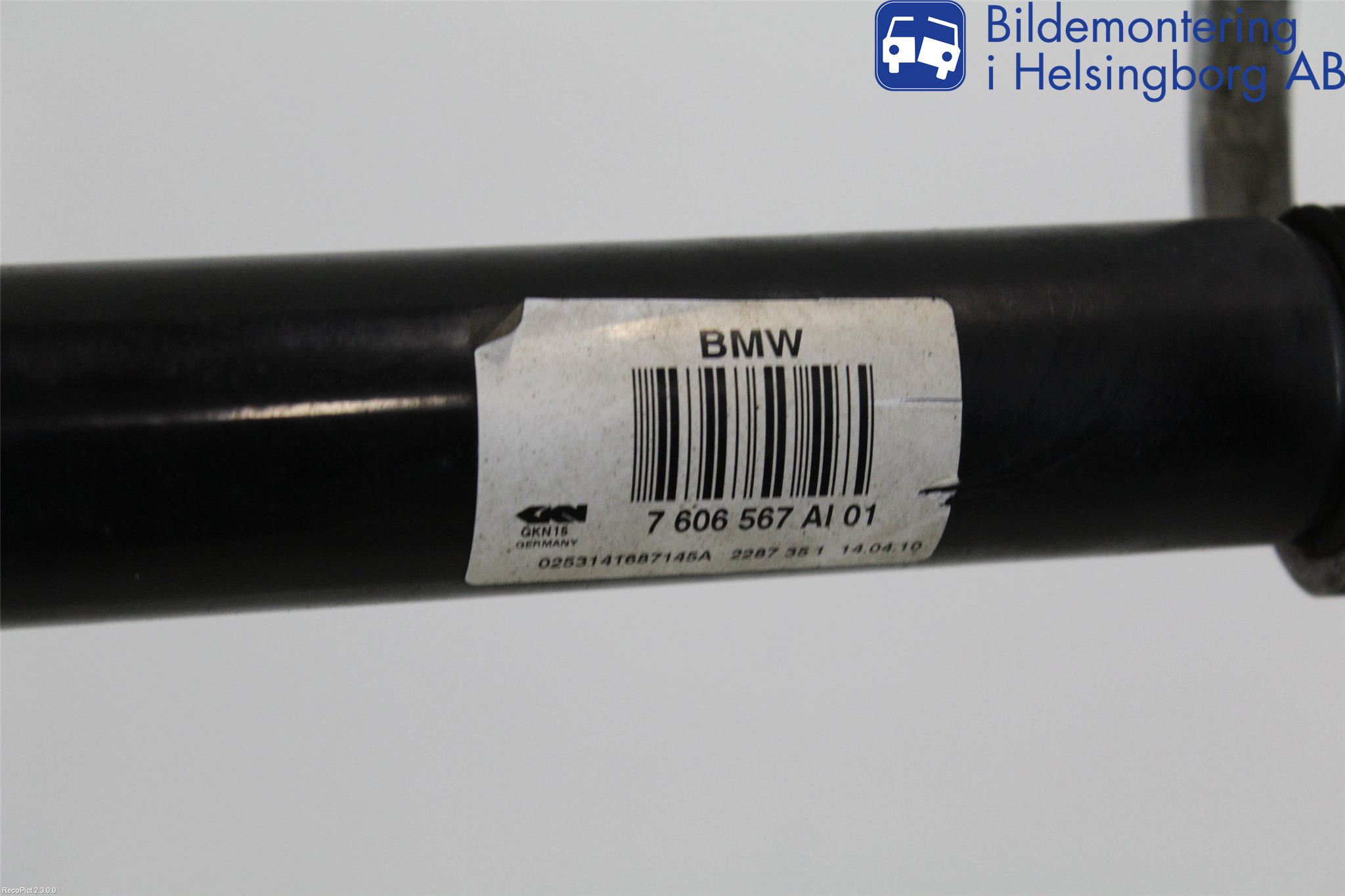 BMW 5 F10/F11/F18 09-17 Drivaxel Bak Vänster
