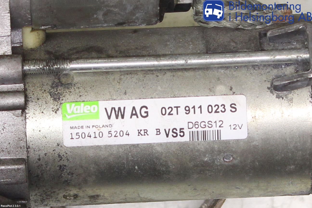 Volkswagen VW POLO 10-17 Startmotor