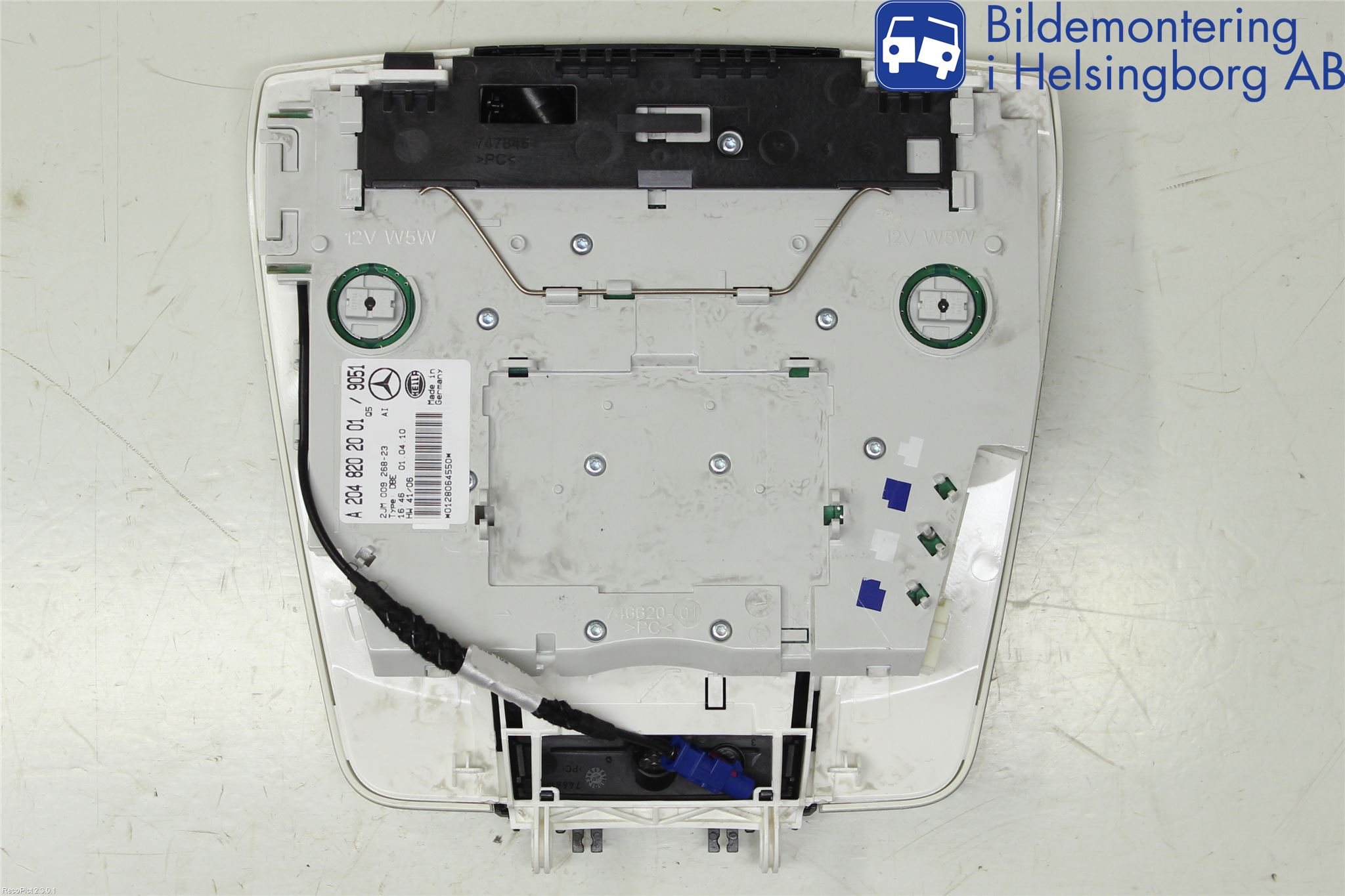 Mercedes-Benz MB C-KLASS (W204) 07-15 Innerbelysning
