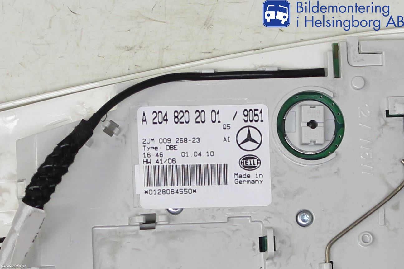 Mercedes-Benz MB C-KLASS (W204) 07-15 Innerbelysning