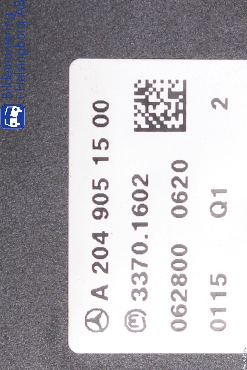 Mercedes-Benz MB C-KLASS (W204) 07-15 Strömställare Stolvärme