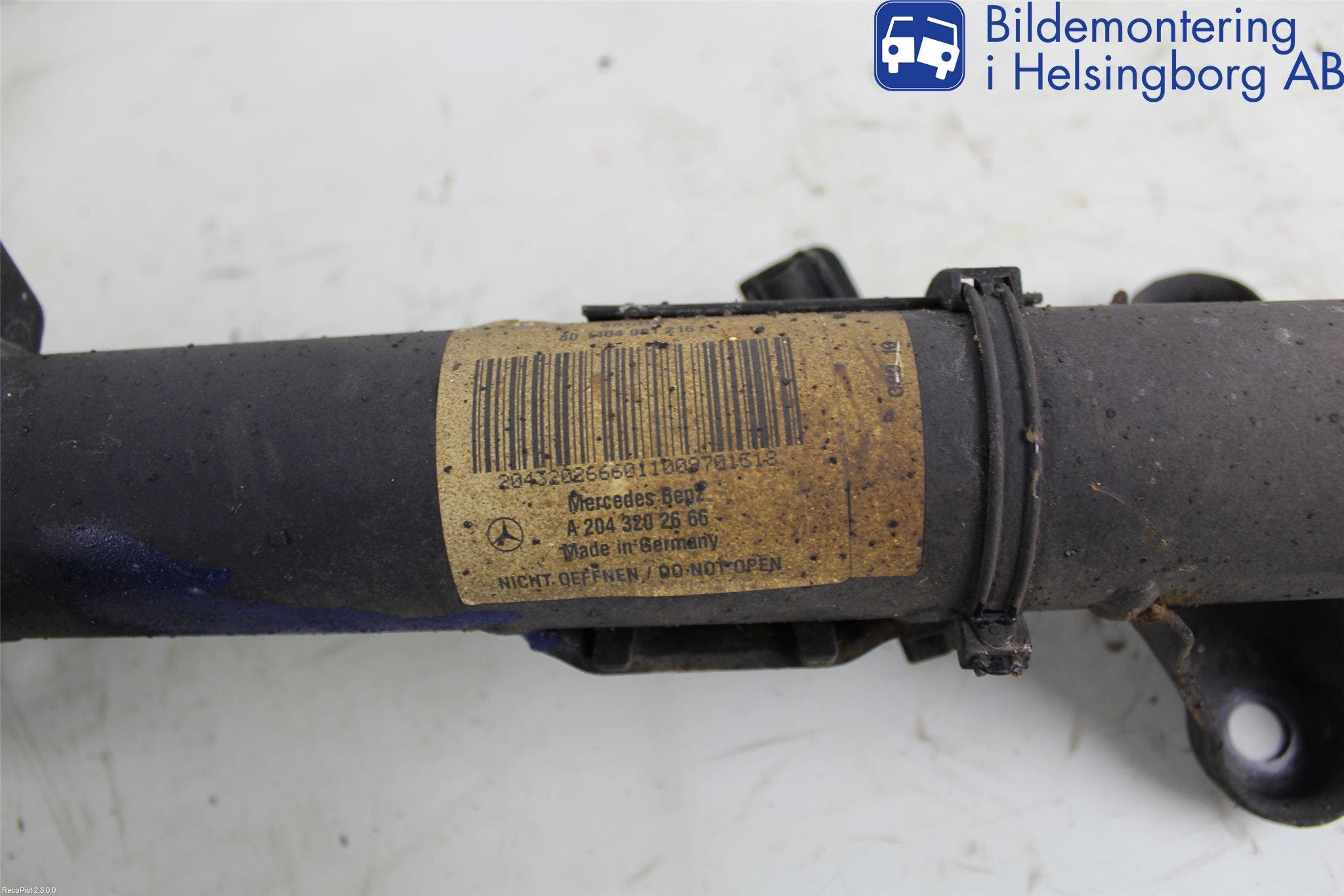 Mercedes-Benz MB C-KLASS (W204) 07-15 Fjäderben Fram Vänster