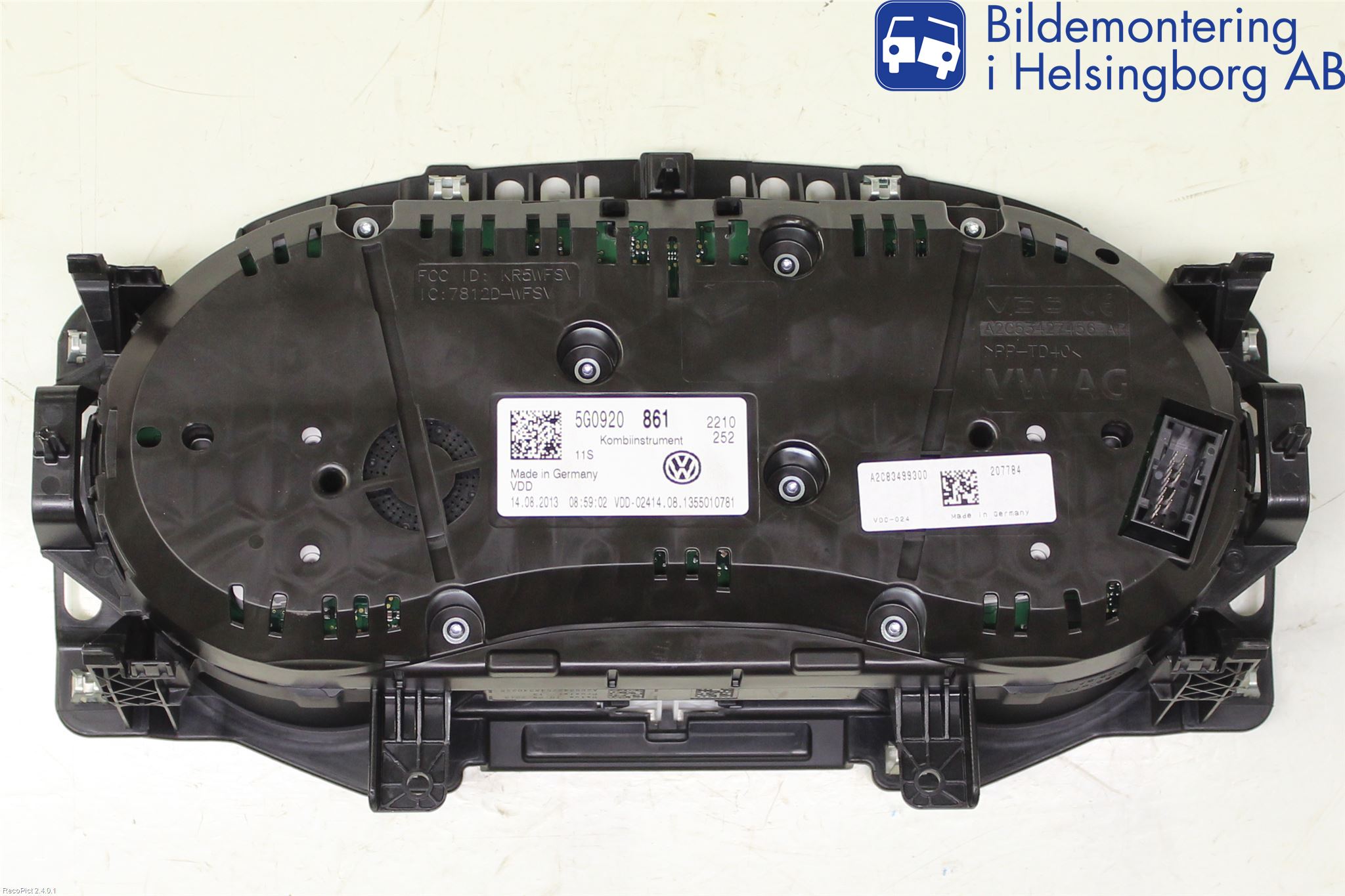 Volkswagen VW GOLF / E-GOLF VII 13-20 Instrument Komb