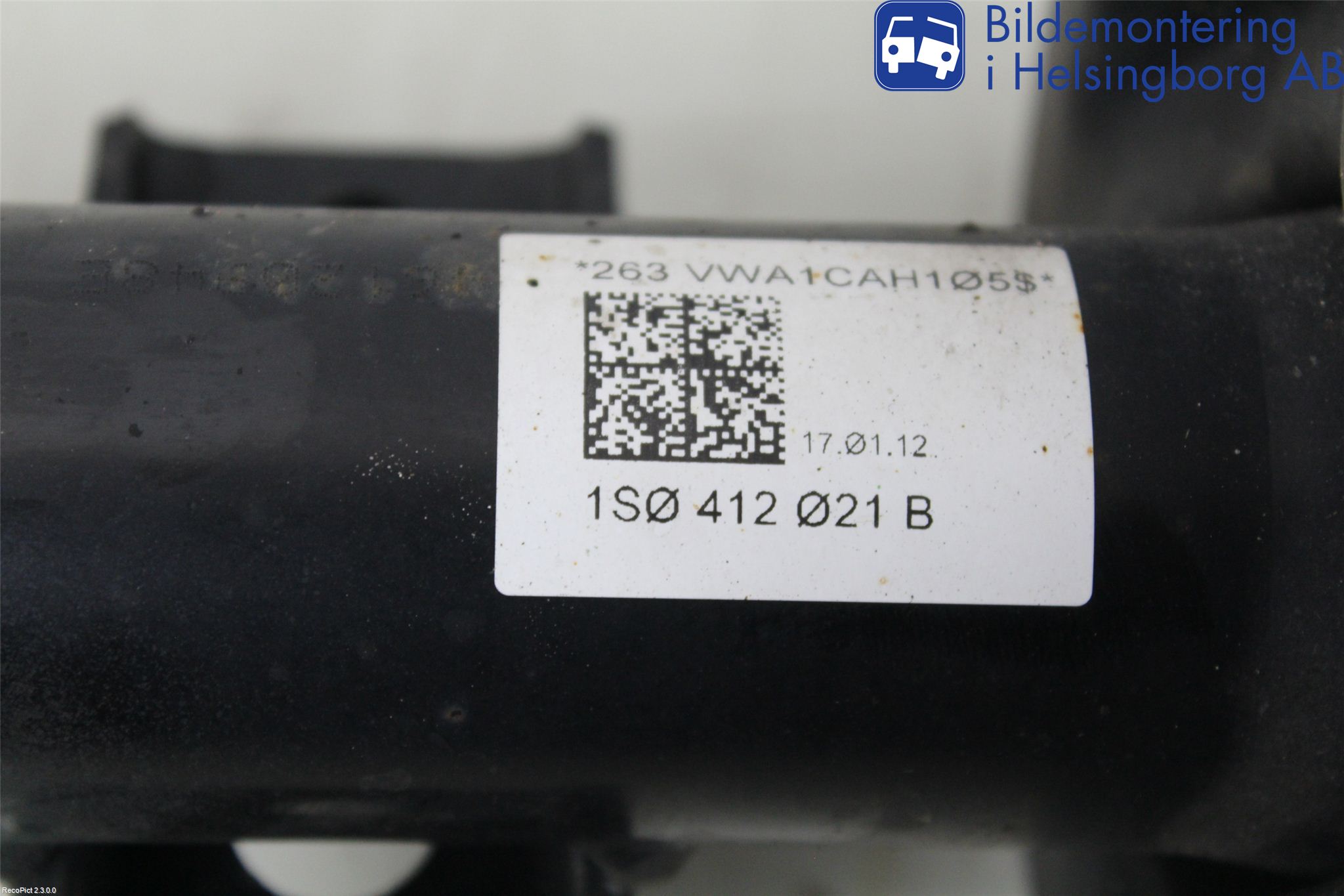 Volkswagen VW UP! / E-UP! Fjäderben Fram Höger