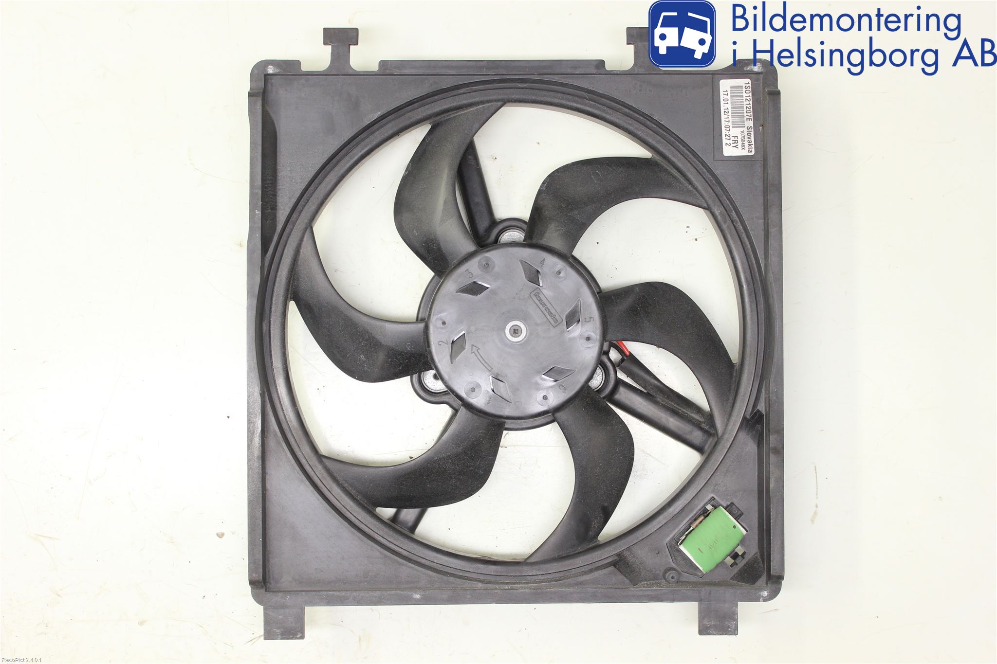 Volkswagen VW UP! / E-UP! Kylfläkt El