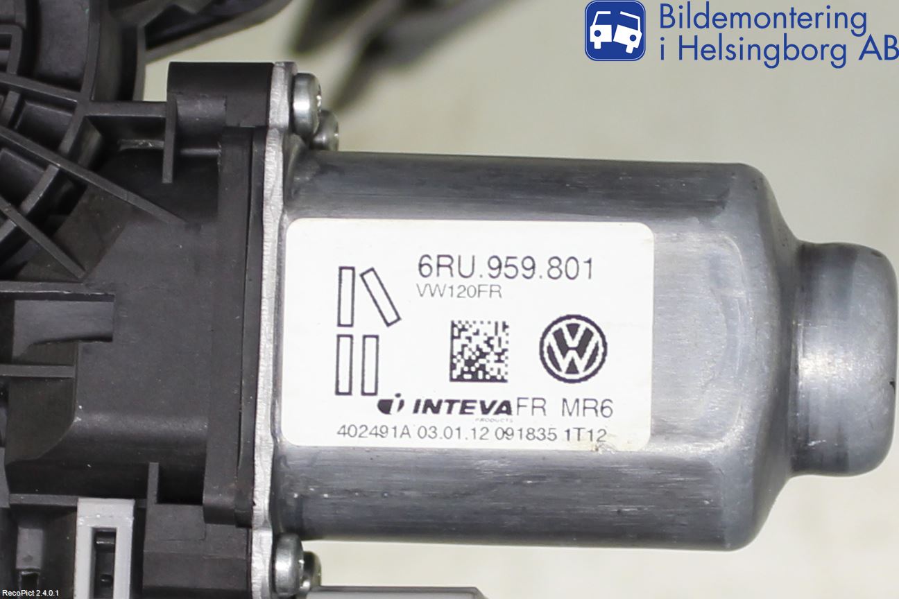 Volkswagen VW UP! / E-UP! Fönsterhiss El Kompl