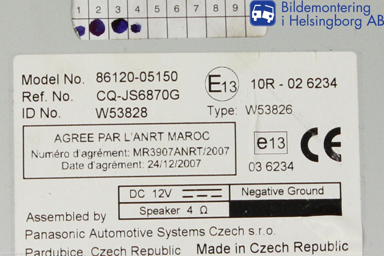 Toyota AVENSIS 09-15 Cd Radio - Multimediapanel