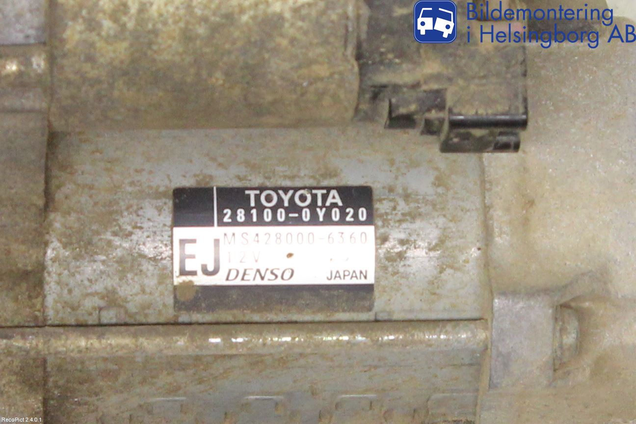 Toyota YARIS XP90 06-11 Startmotor