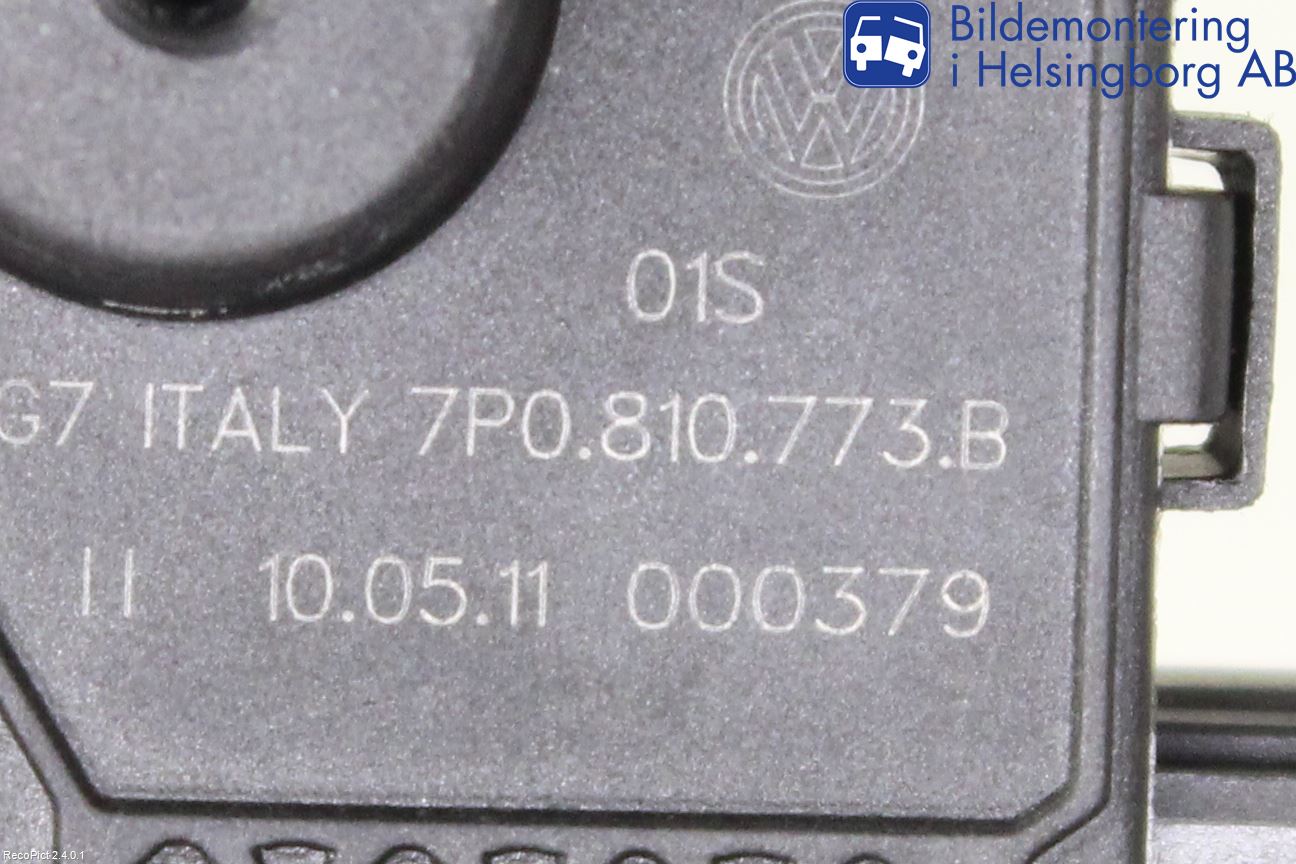 Volkswagen VW GOLF VI 09-13 Centrallåsmot Tanklucka
