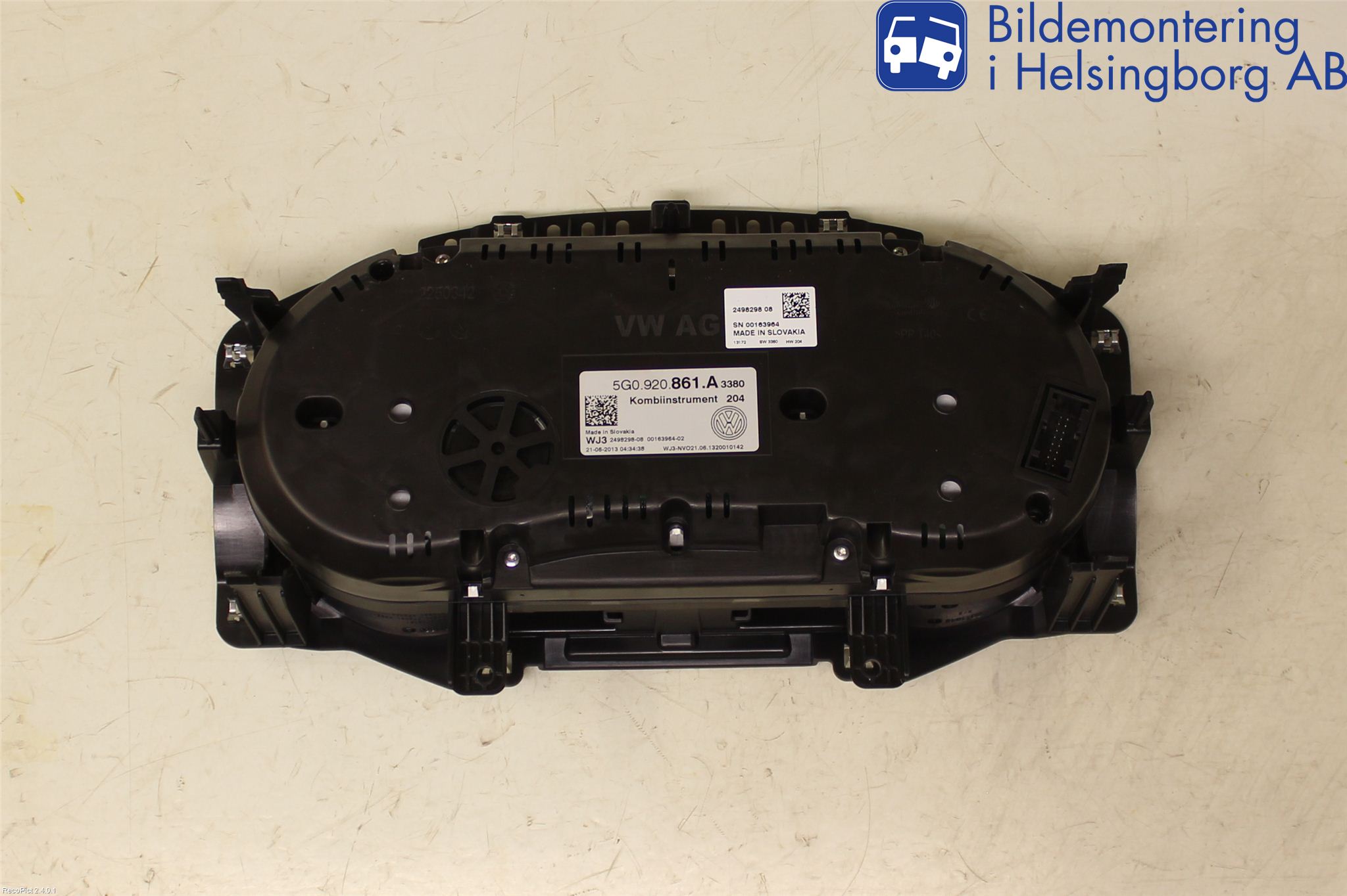 Volkswagen VW GOLF / E-GOLF VII 13-20 Instrument Komb