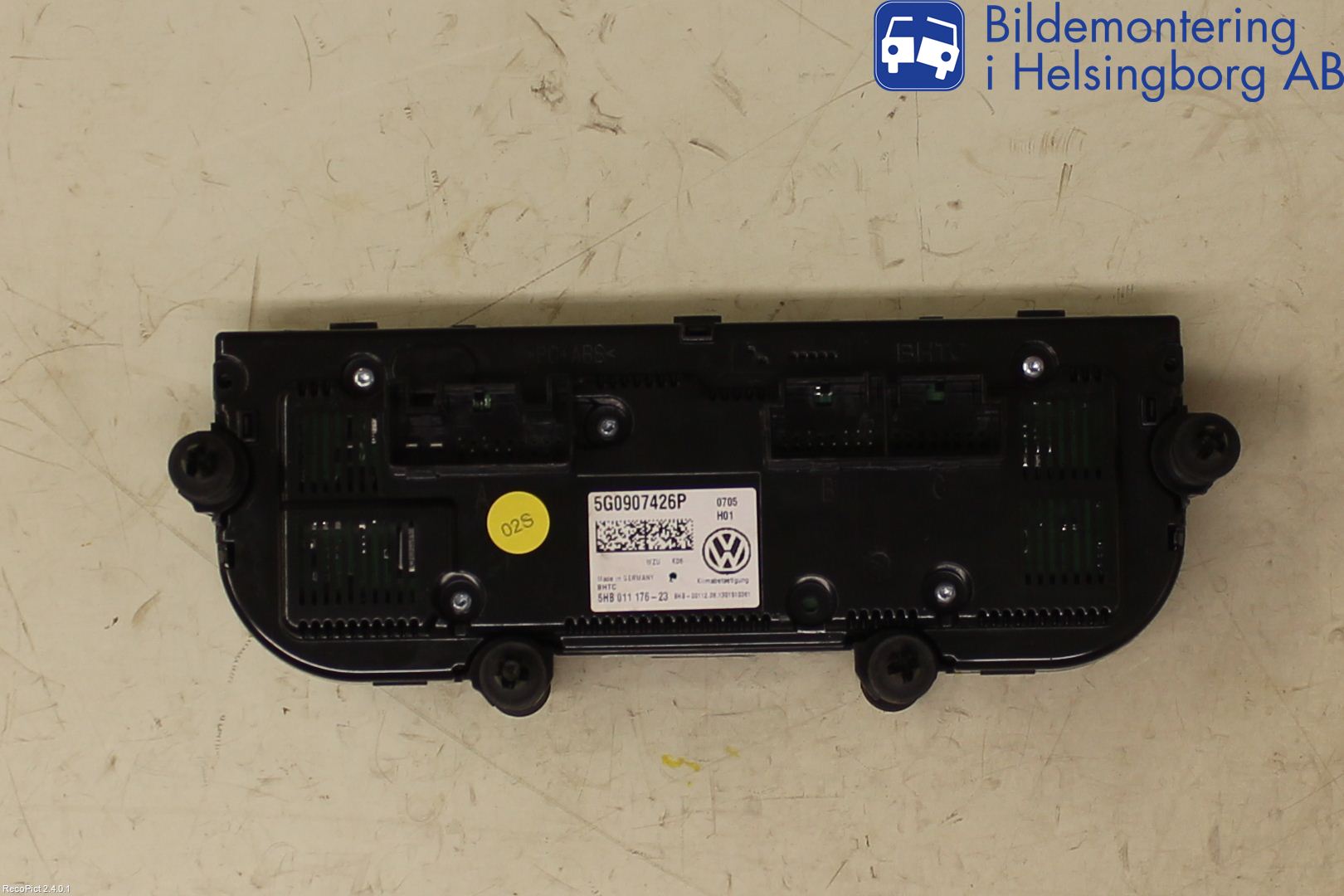 Volkswagen VW GOLF / E-GOLF VII 13-20 Ac Styrenhet Ac Manöveren