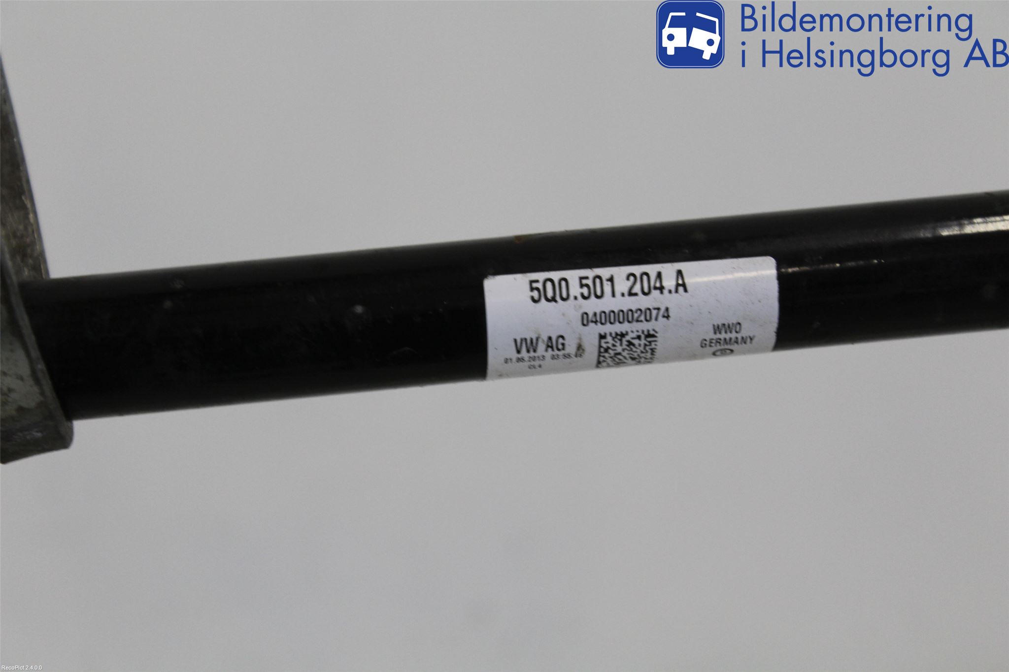 Volkswagen VW GOLF / E-GOLF VII 13-20 Drivaxel Bak Höger