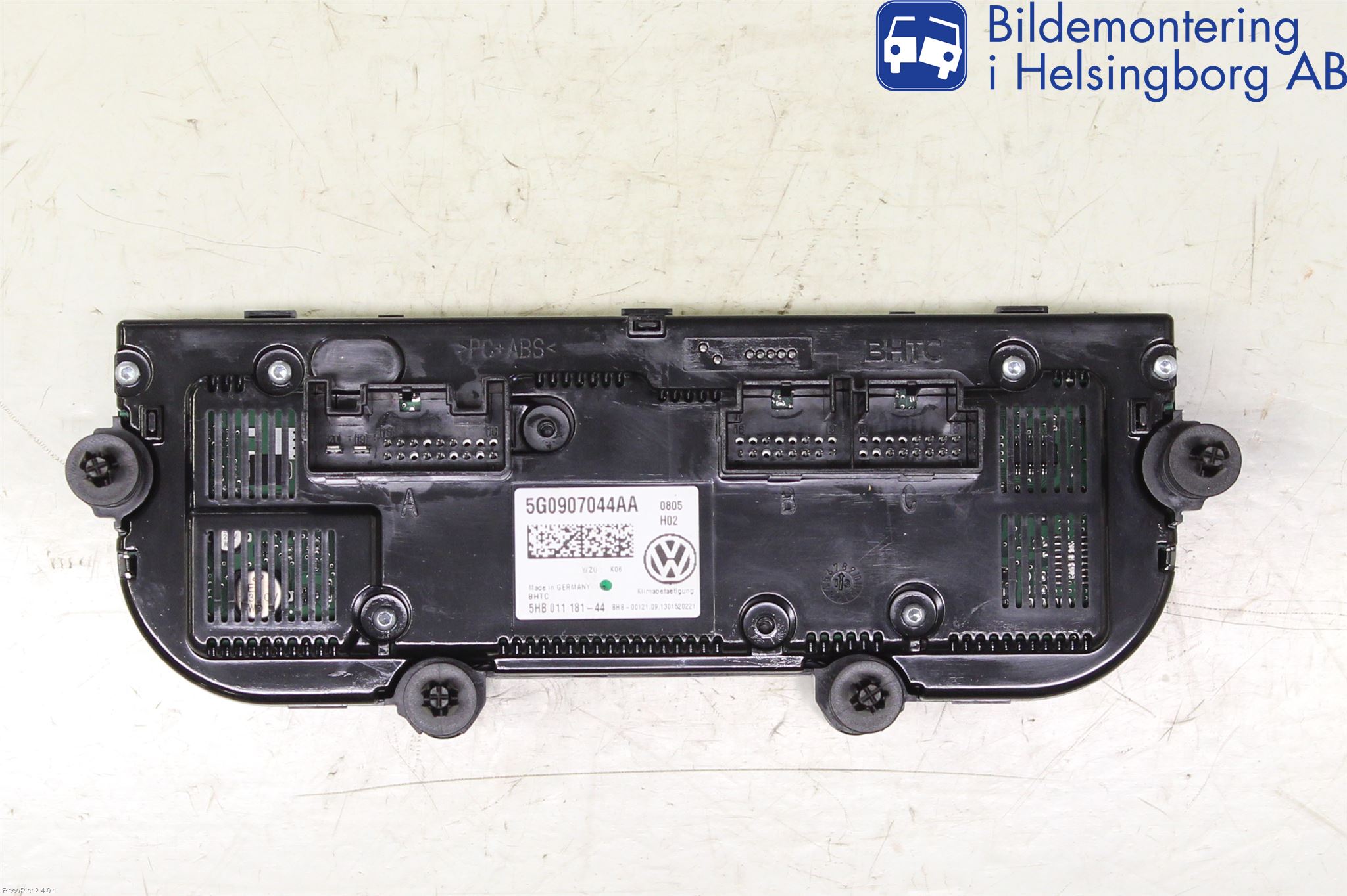 Volkswagen VW GOLF / E-GOLF VII 13-20 Ac Styrenhet Ac Manöveren