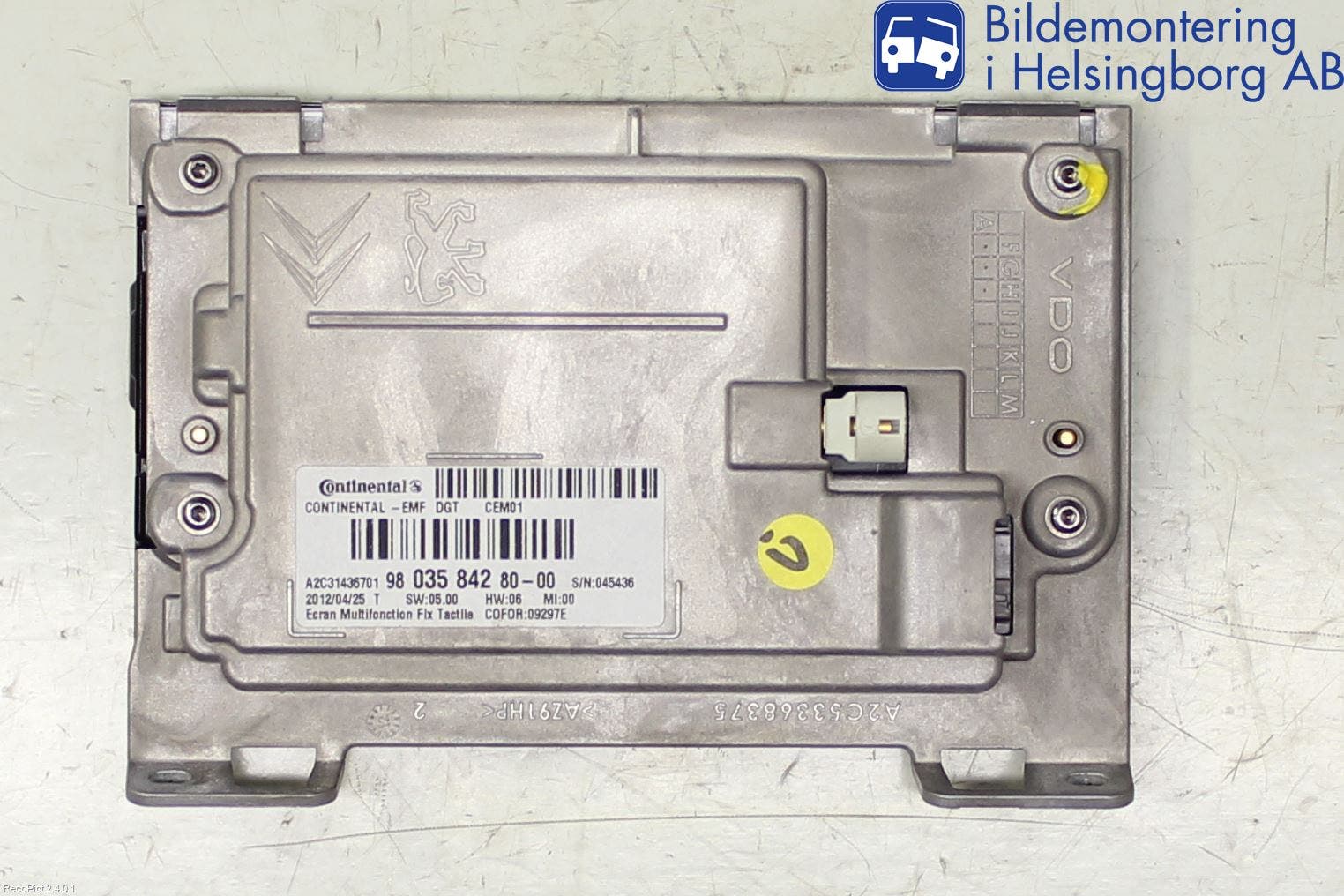 Peugeot 208 12-15 Radio Övrigt