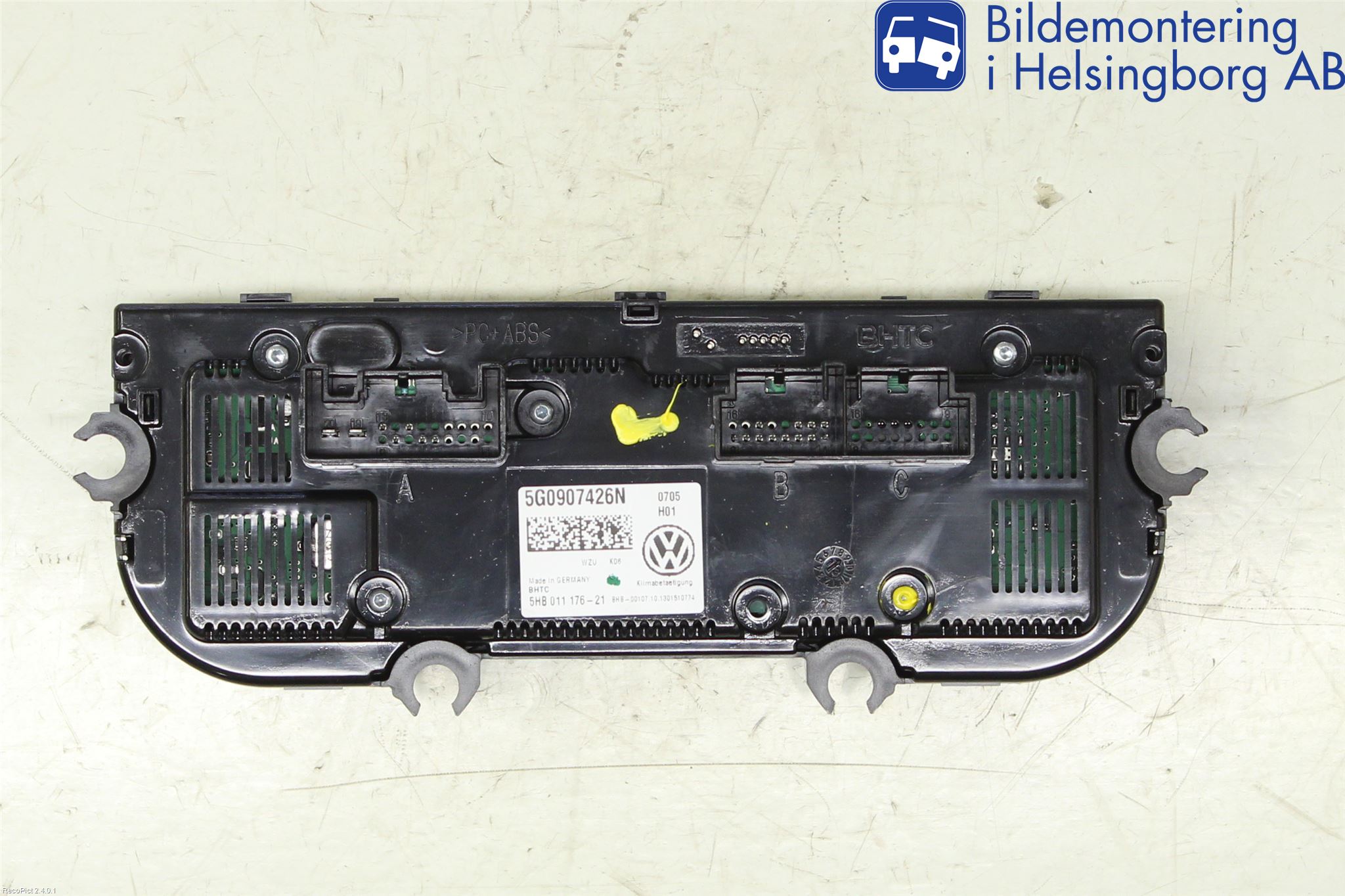 Volkswagen VW GOLF / E-GOLF VII 13-20 Ac Styrenhet Ac Manöveren