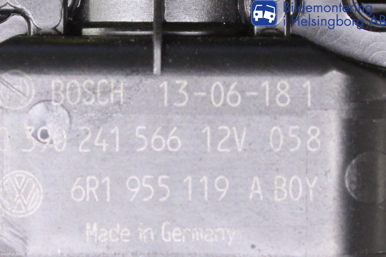 Volkswagen VW UP! / E-UP! Torkarmotor Vindruta