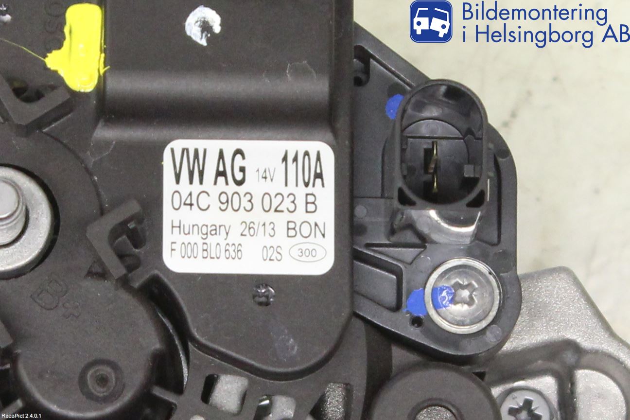 Volkswagen VW UP! / E-UP! Generator