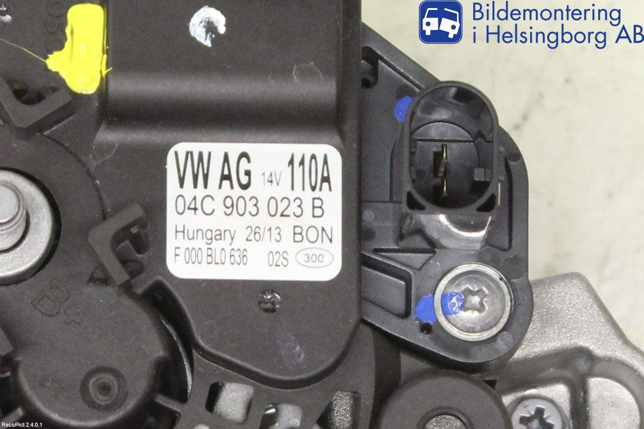 Volkswagen VW UP! / E-UP! Generator