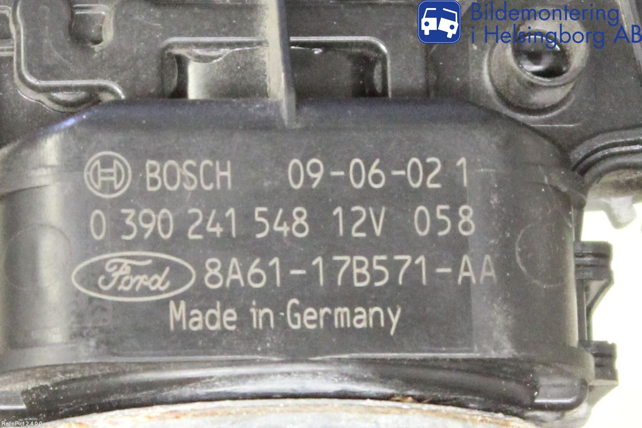 Ford FIESTA 09-12 Torkarmotor Vindruta